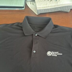 Forward Observations Group FOG Nike Black Polo Shirt LARGE great condition